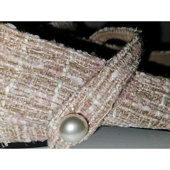 New! C.Paravano Women's Flats Shoes Round Toe Ballet Tweed Blush Size 7.5 $118 - Picture 11 of 14